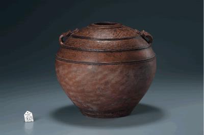 東漢 原始青瓷雙繫罐